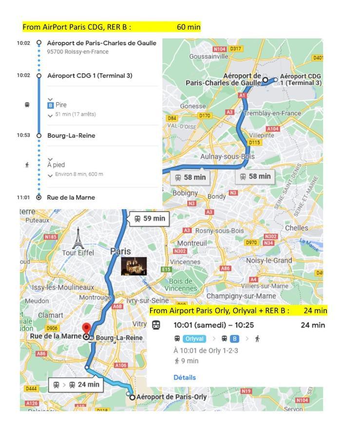 3 Private Rooms Shared Flat In A Villa At Sceaux 600M Rer B Direct To Notre-Dame Exteriör bild